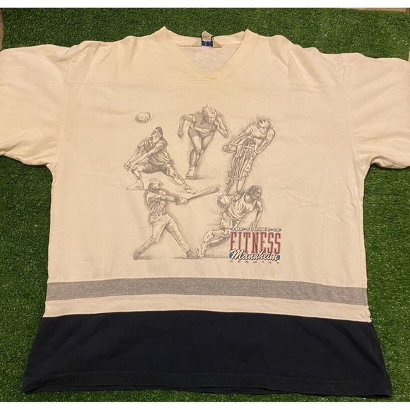 Vintage Gear For Sport Summer of Fitness Mannheim Germany long sleeve t-shirt XL - Picture 2 of 13